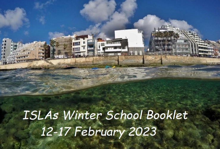 La investigadora principal del proyecto participó en el ISLAs Winter School Booklet